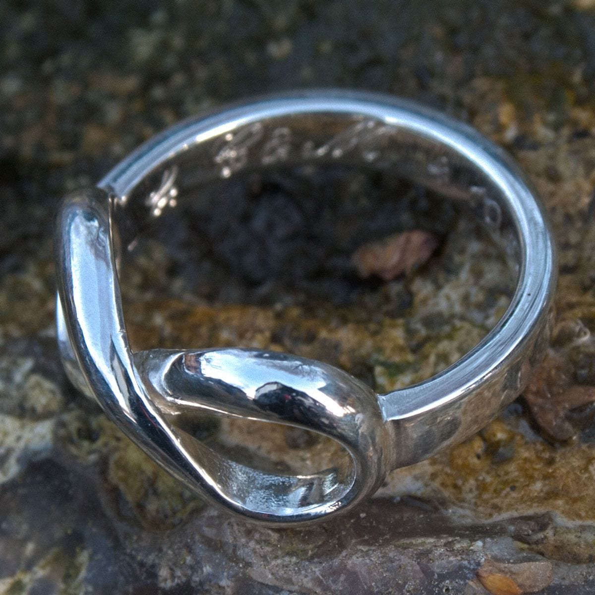 Unendlichkeitsring aus Silber