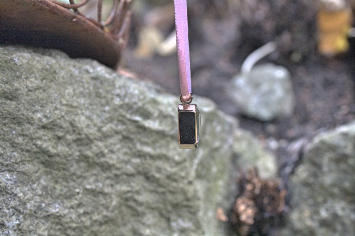 Aquamarin in Goldfassung