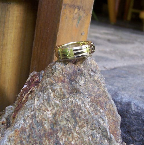 Atlantisring aus Gold mit Brillianten