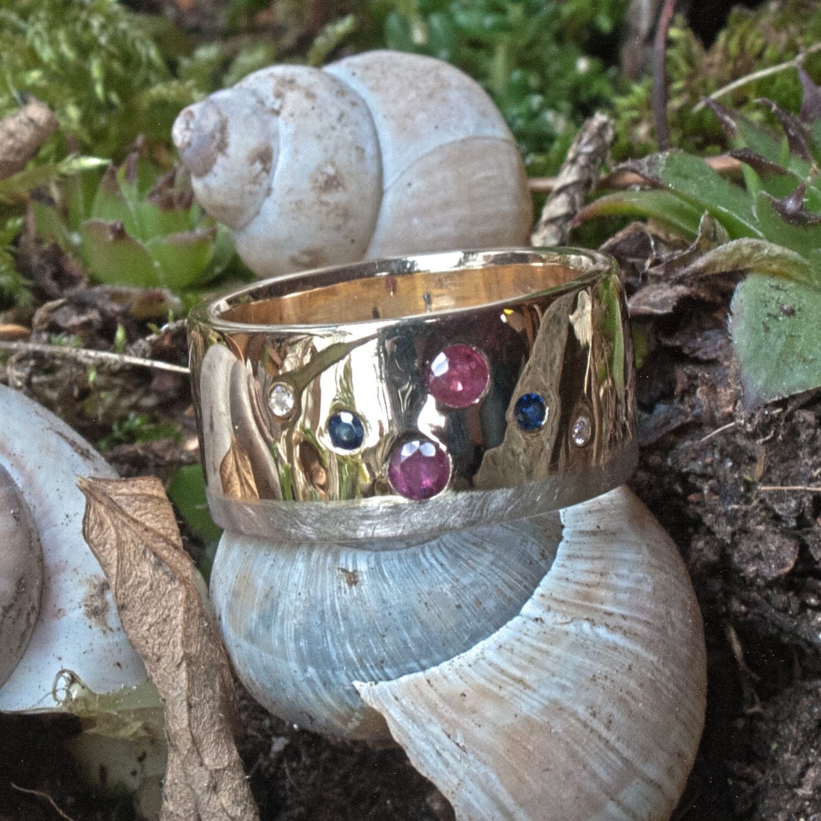 Goldring Rubin-Saphir-Brillant