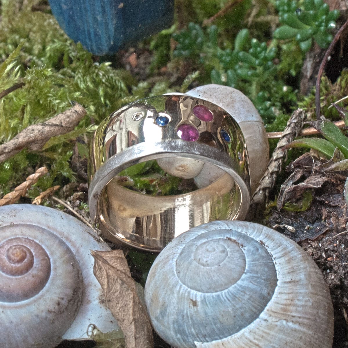 Goldring Rubin-Saphir-Brillant