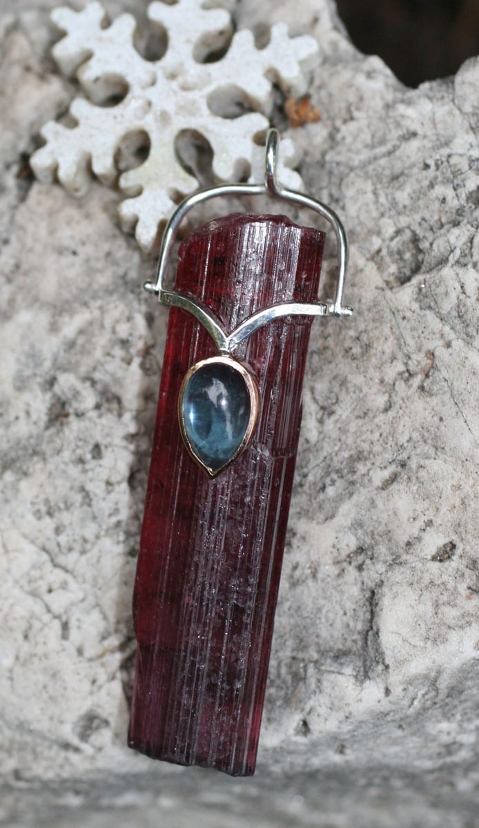 Anhänger mit Turmalin