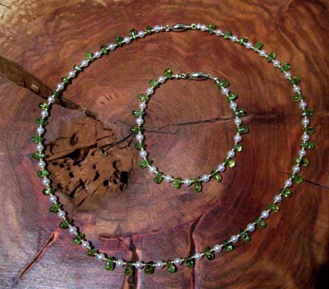 Prenithtropfen-Perlen-Gold