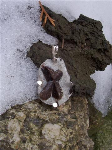 Staurolith Anhänger
