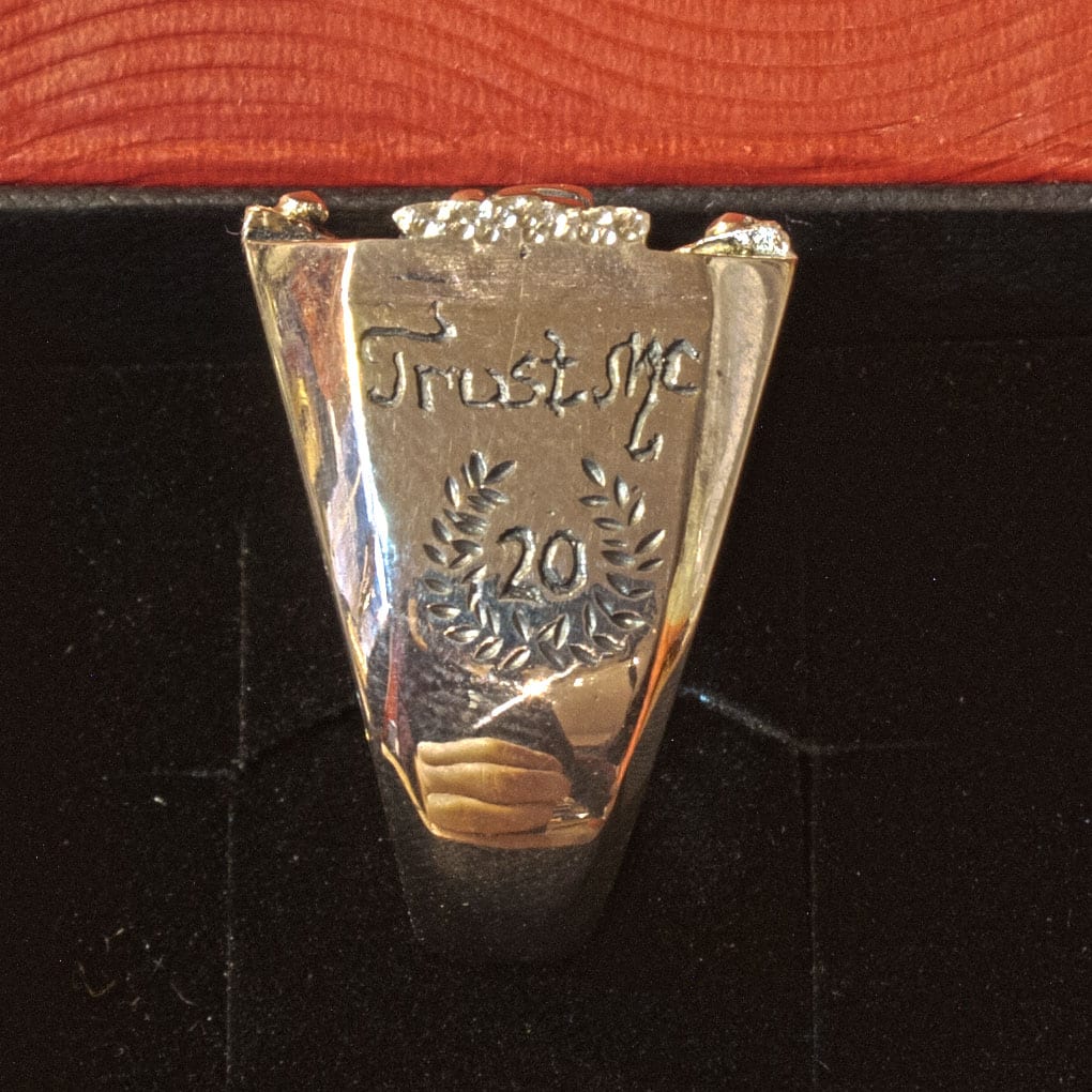 Trustring aus Silber