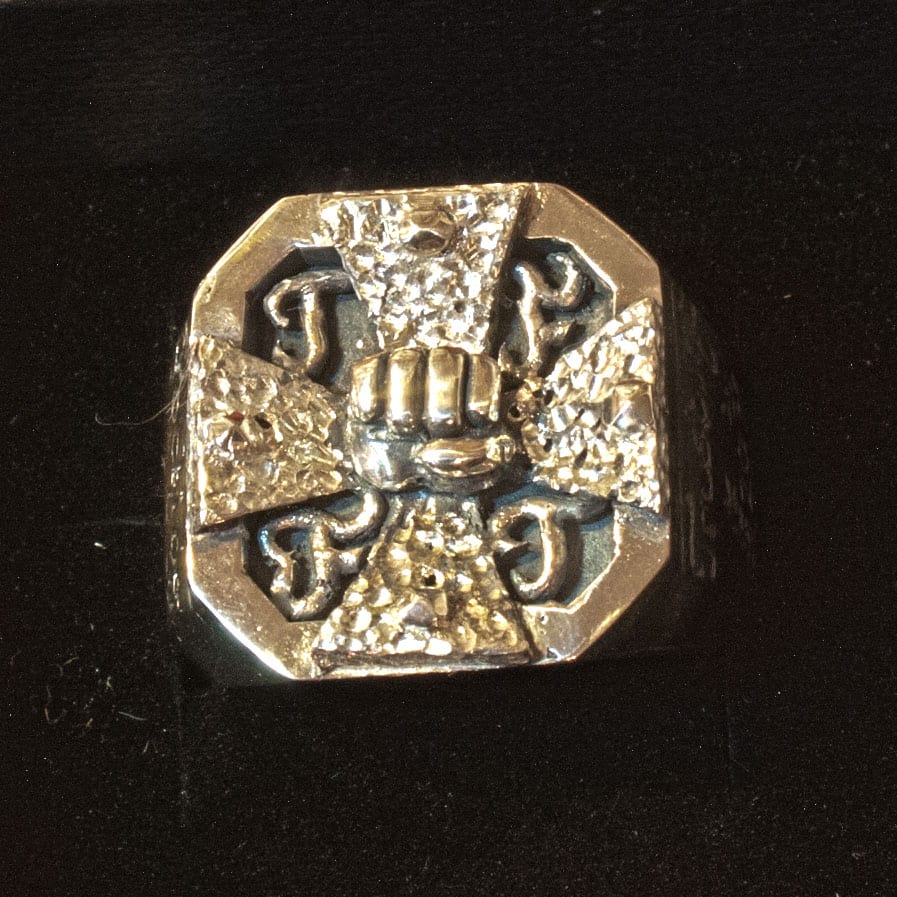 Trustring aus Silber