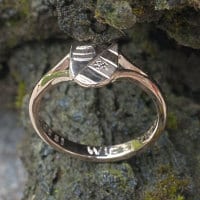 Wappenring Salzweg aus Gold