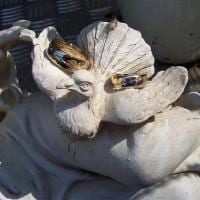 zweifarbiger Wellenring mit Brillanten