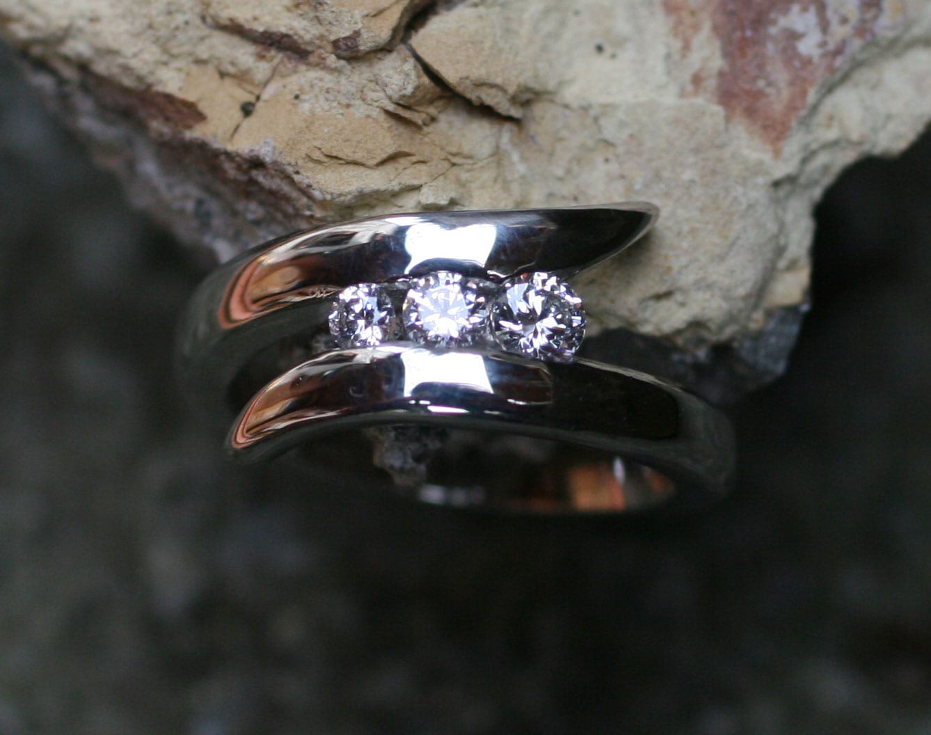 Wickelring mit Zirkonia