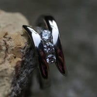 Wickelring mit Zirkonia