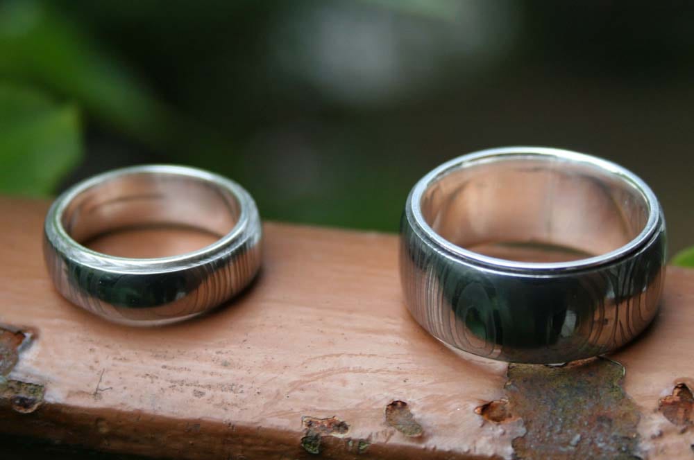 Eheringe mit Augendamast