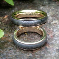 Augendamast mit Goldauskleidung