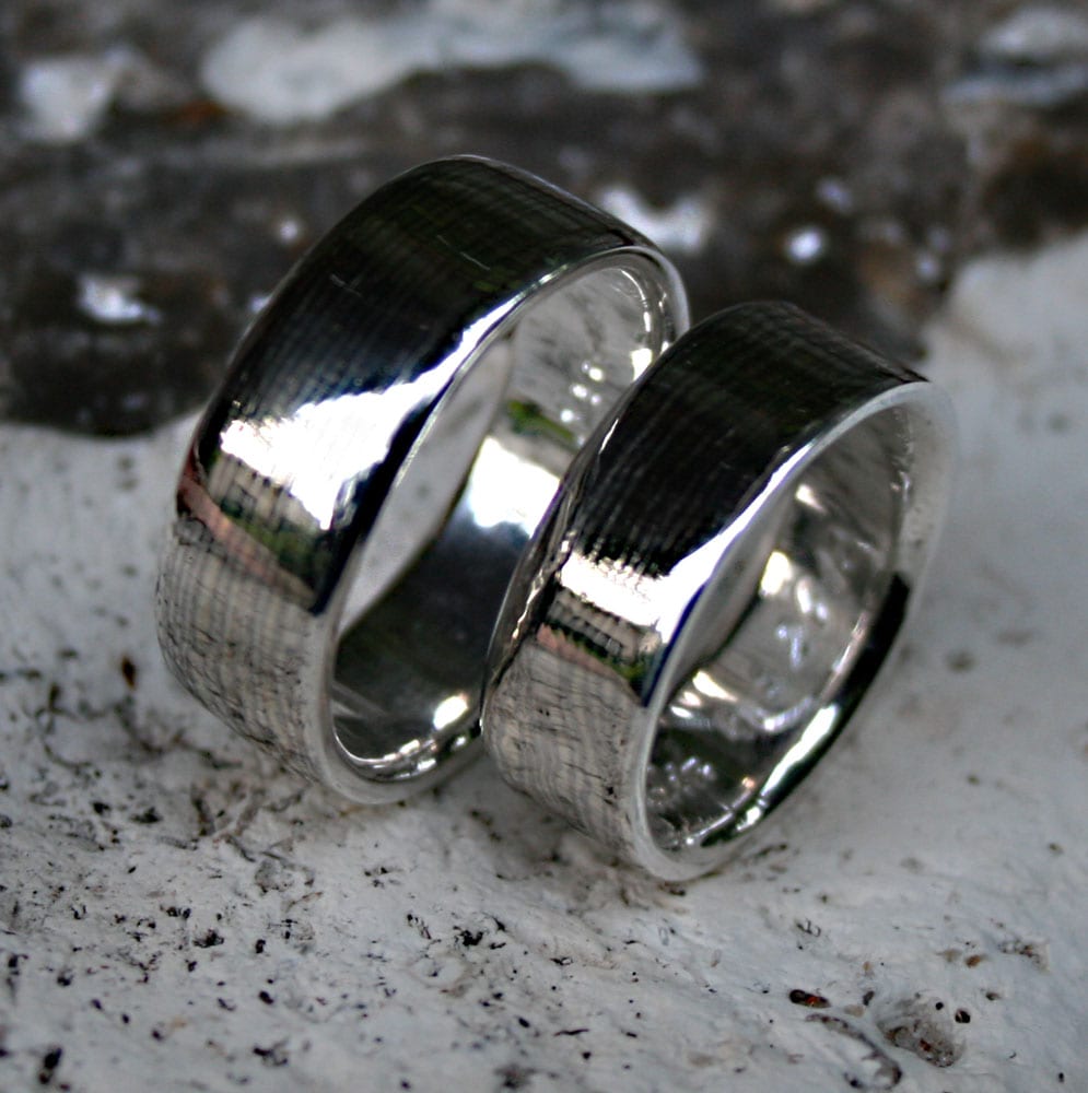 Mokumegane Ringe dreifarbig gestreift