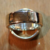 Mokumegane Ringe dreifarbig gestreift