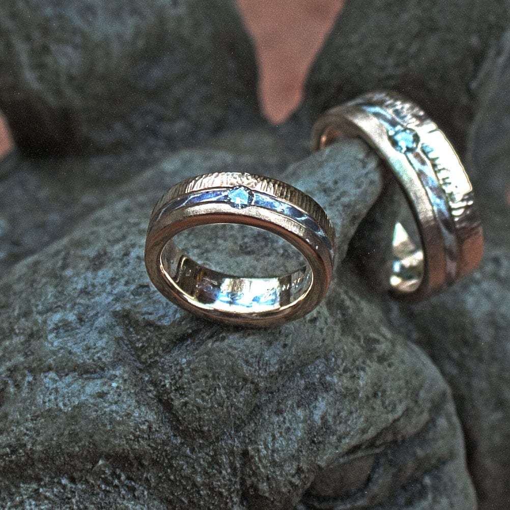 Mokumegane Gold Eheringe Brilliant