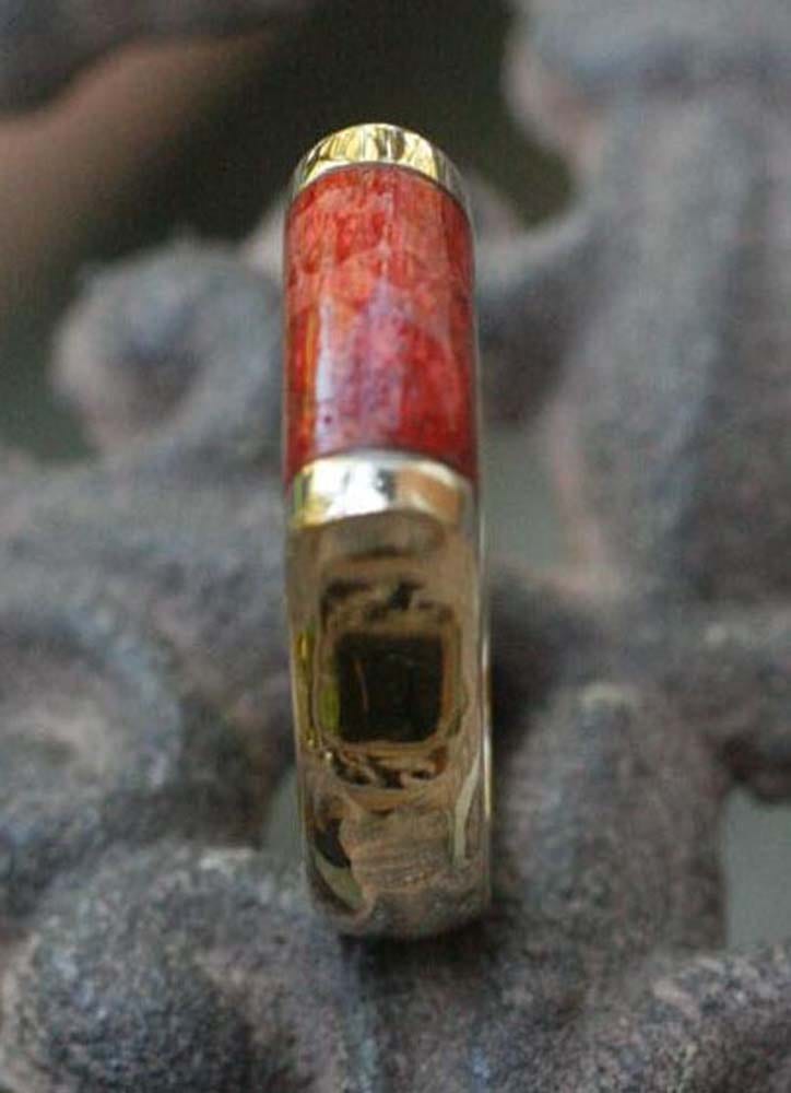 Ring mit Schaumkoralle