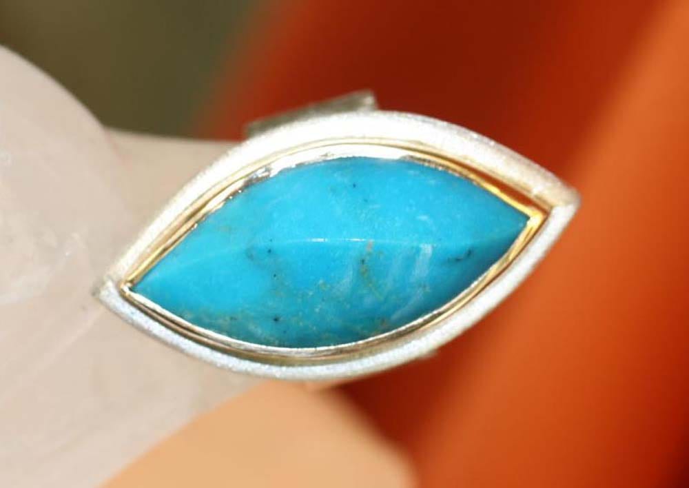 Ring mit Türkis