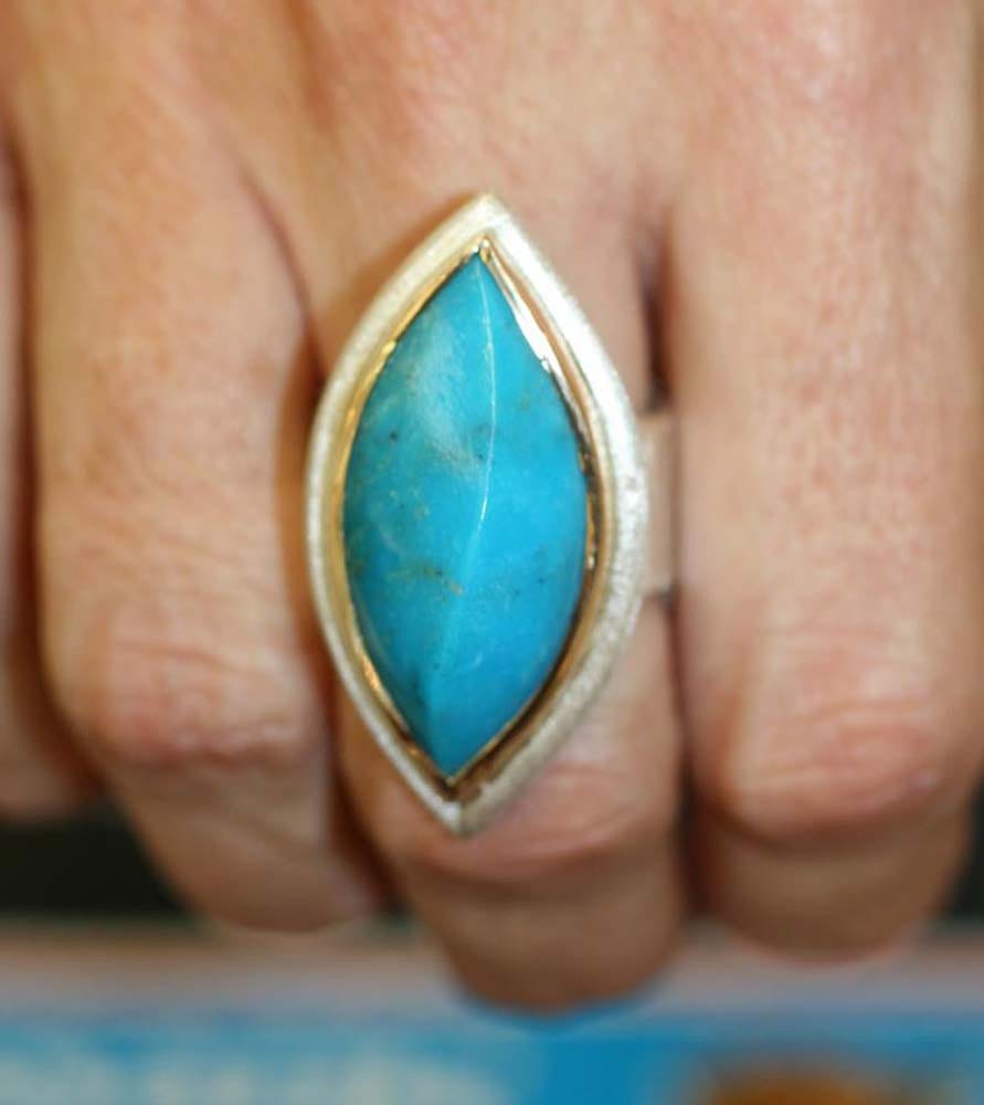 Ring mit Türkis