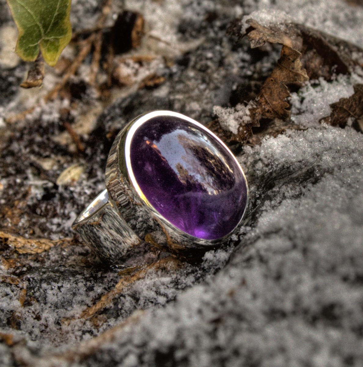 Ring mit Amethyst