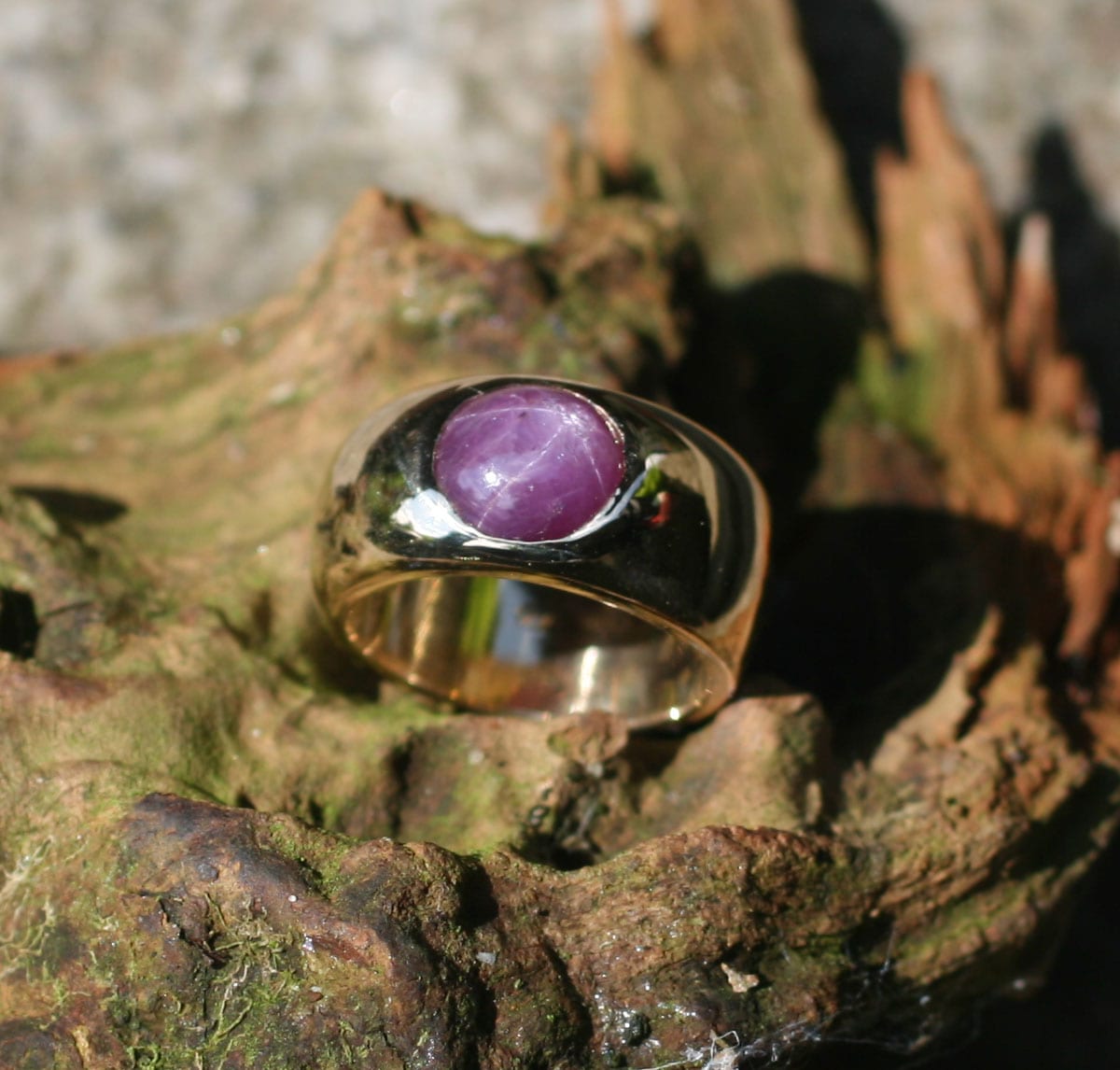 Bandring mit Sternrubin