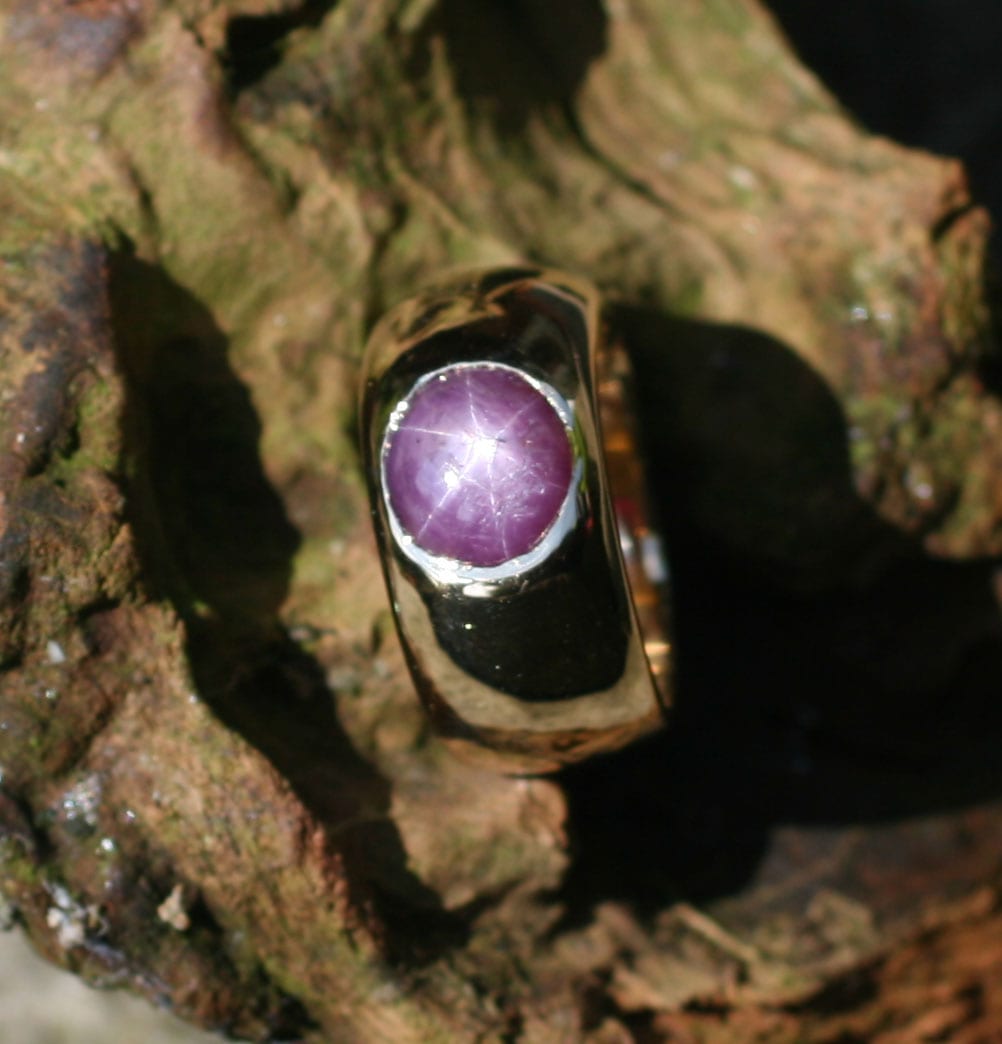 Bandring mit Sternrubin