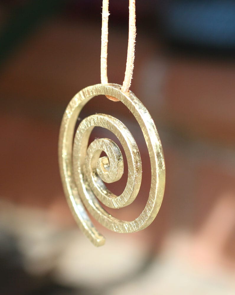 Spirale aus Gold