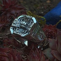 Trustring aus Silber