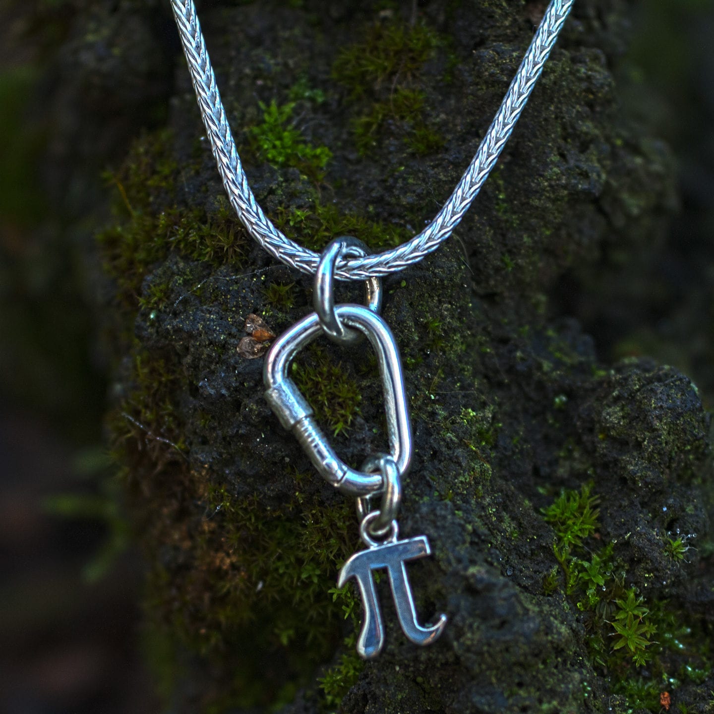 Bergsteiger-Karabiner mit Pi