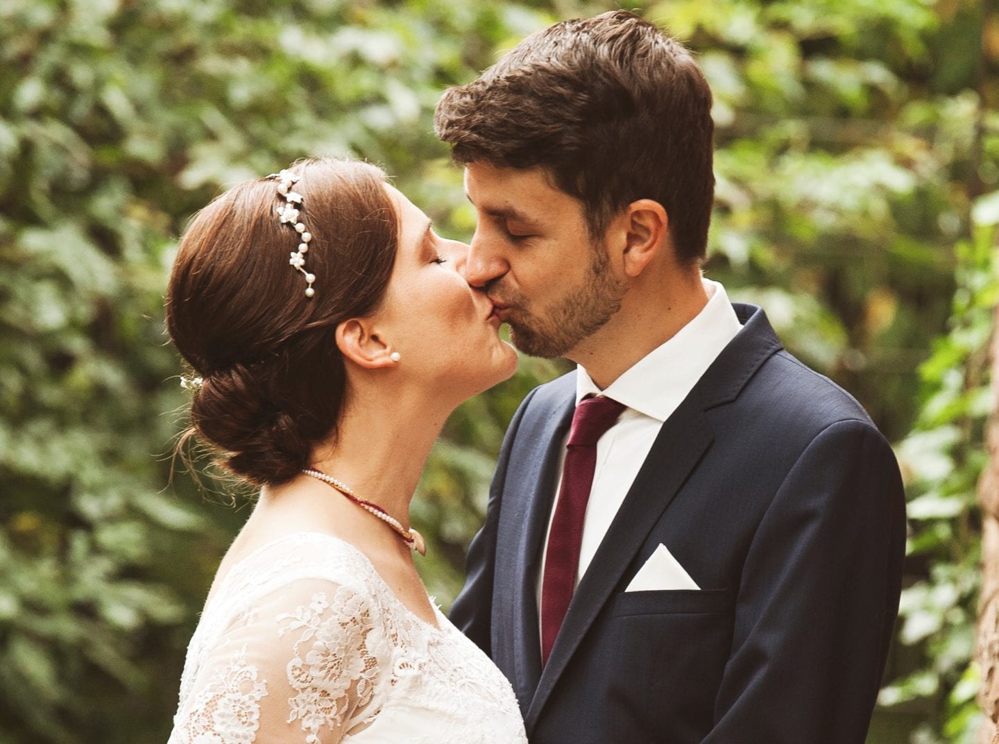 Haarreif/Diadem aus Silber mit Zuchtperlen