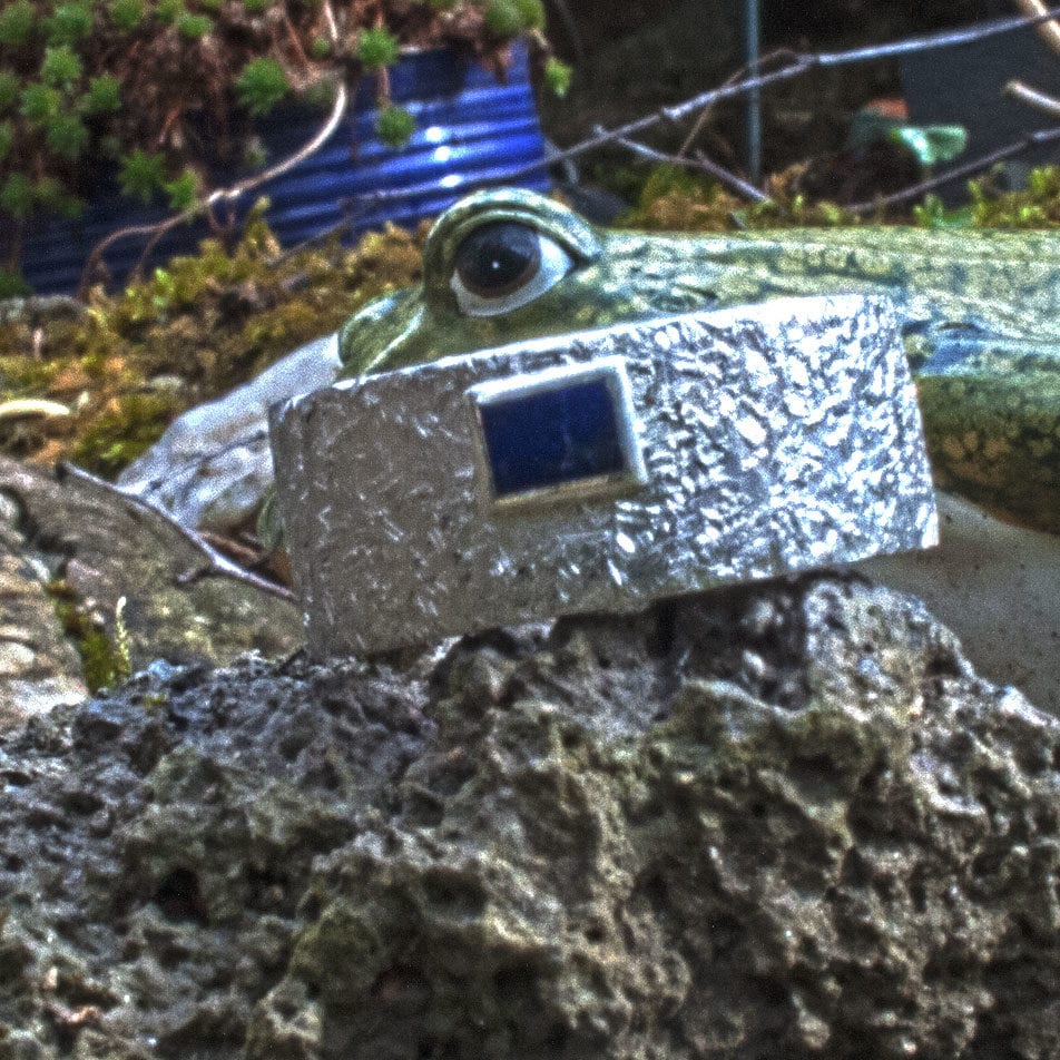 Herrenring Silber mit Lapislazuli