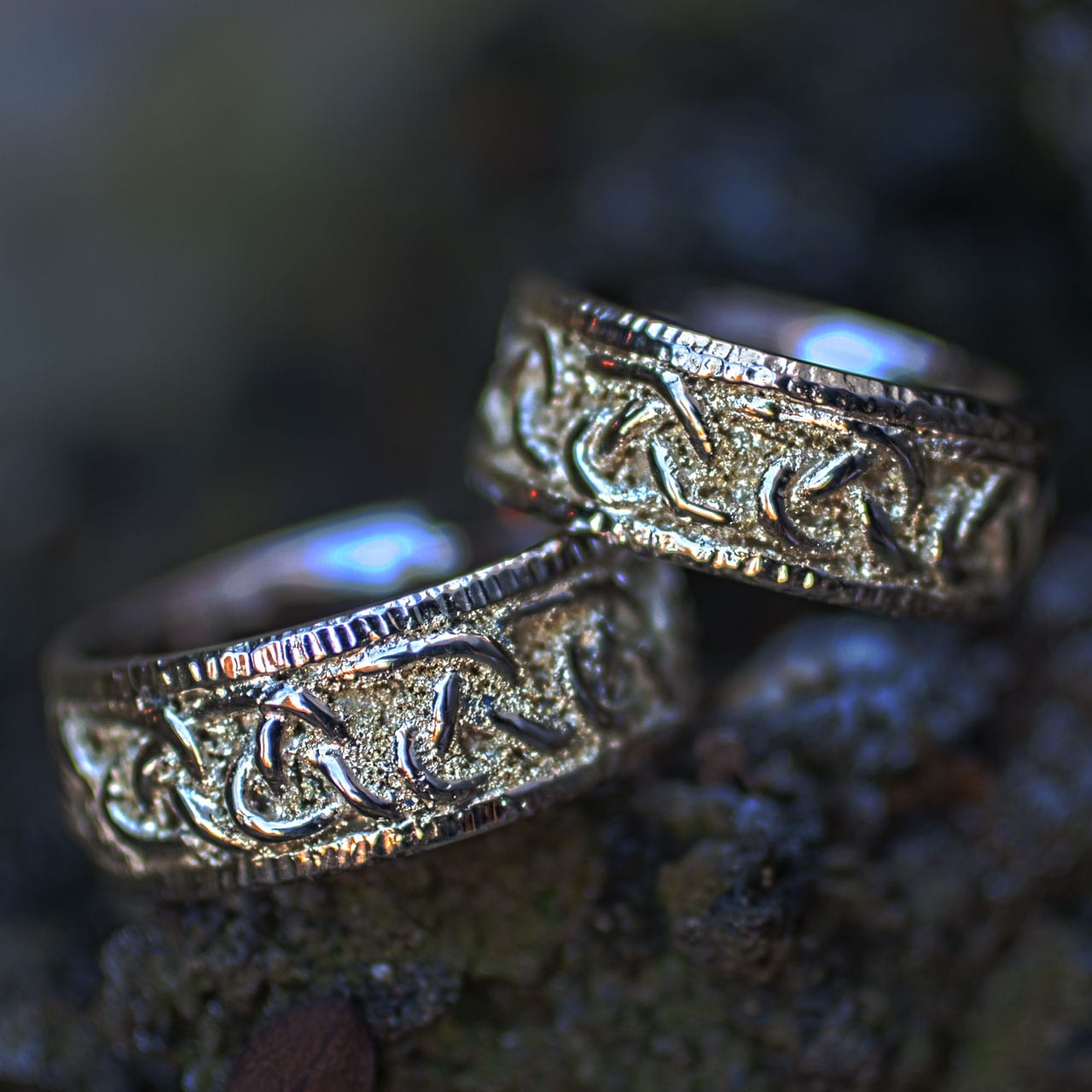 Trauringe mit keltischem Flechtband