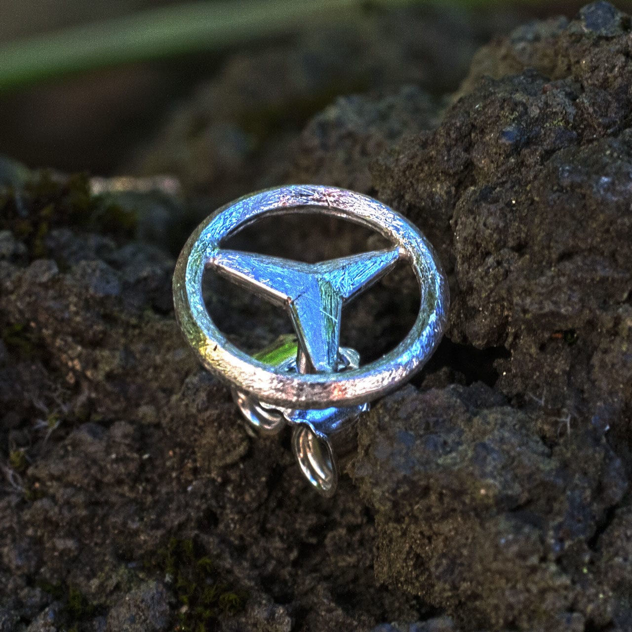 Ohrstecker Mercedesstern