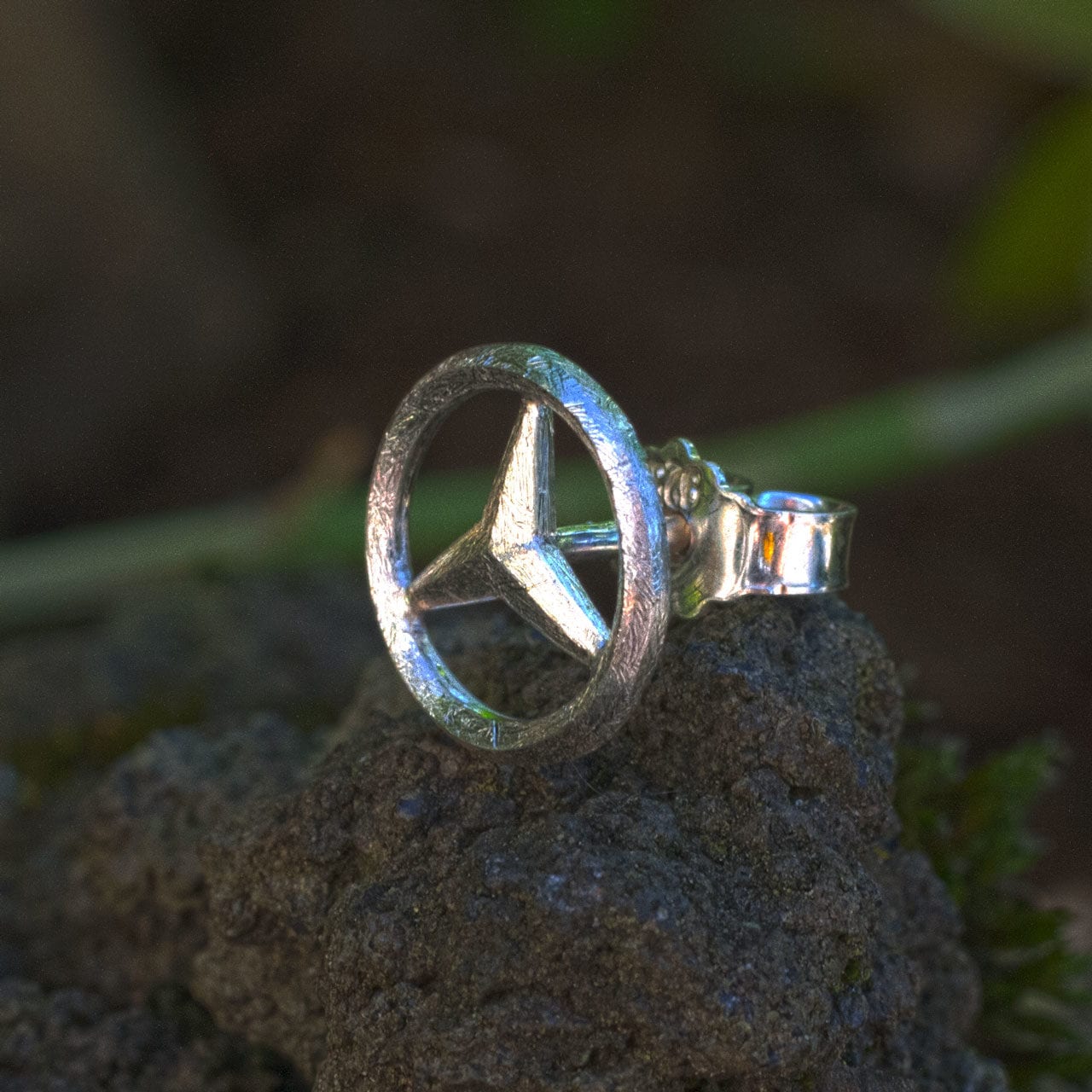 Ohrstecker Mercedesstern