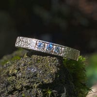 Vorsteckring Silber