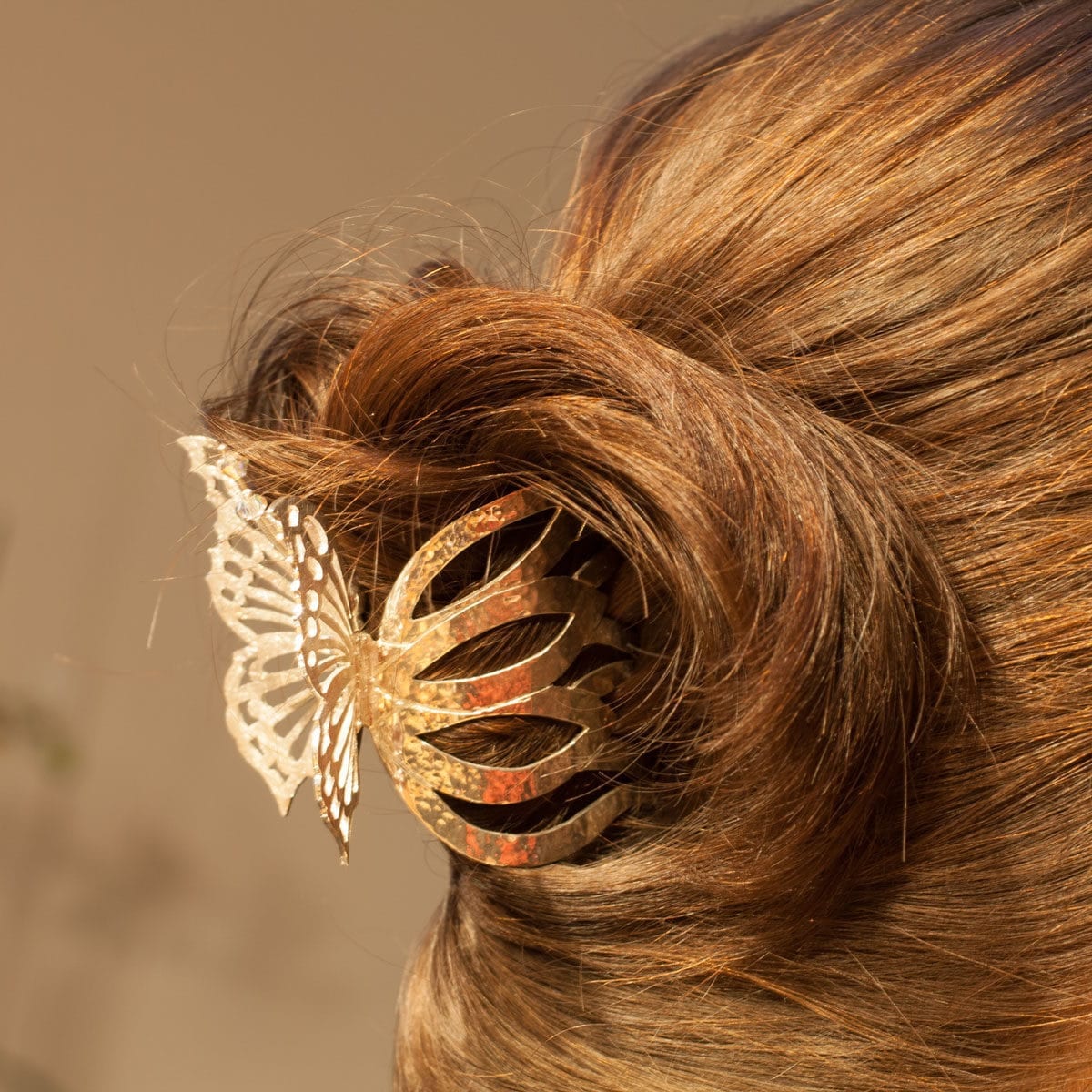 Silberklammer Schmetterling