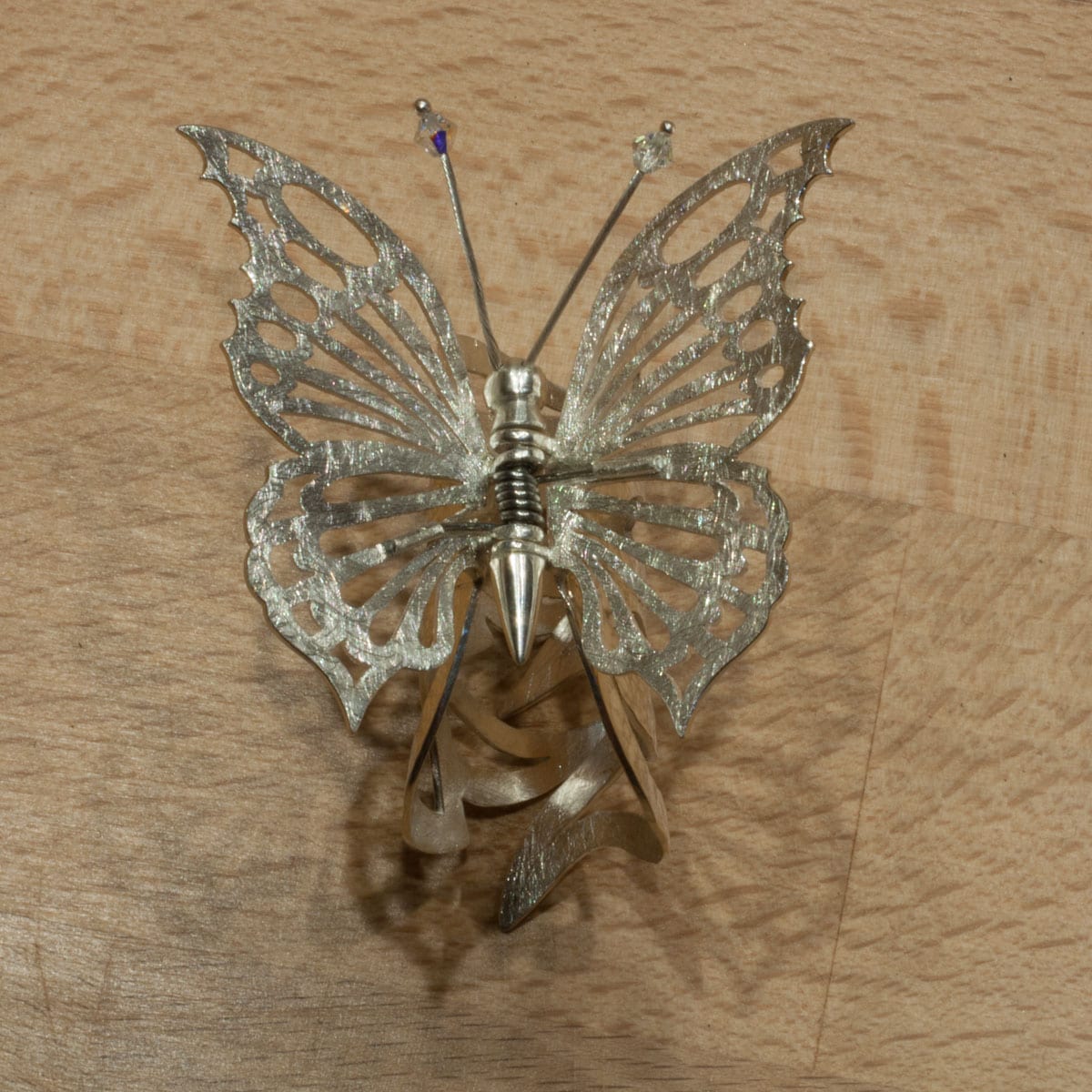 Silberklammer Schmetterling