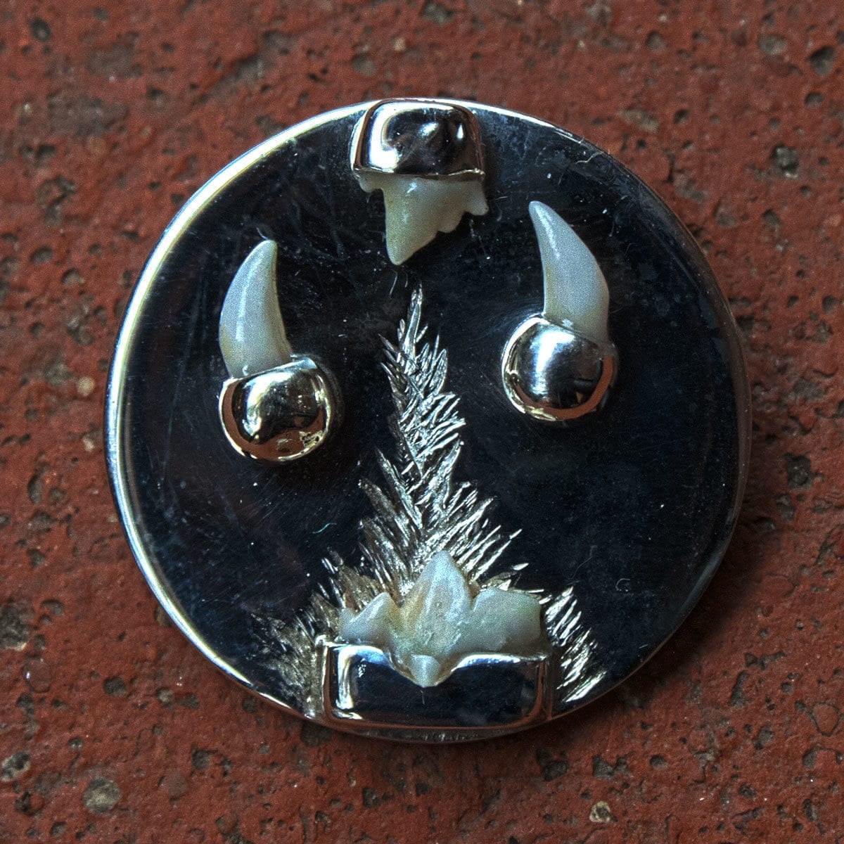 Silberanhänger Katzenmilchzähne