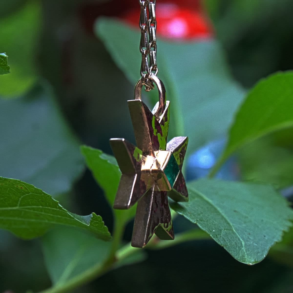 Anhänger goldenes Maltheserkreuz