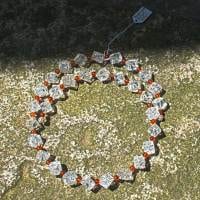 Bergkristall-Karneol Collier