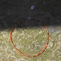 Carneol-Perlen Collier