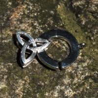 Silberschließe Wotansknoten