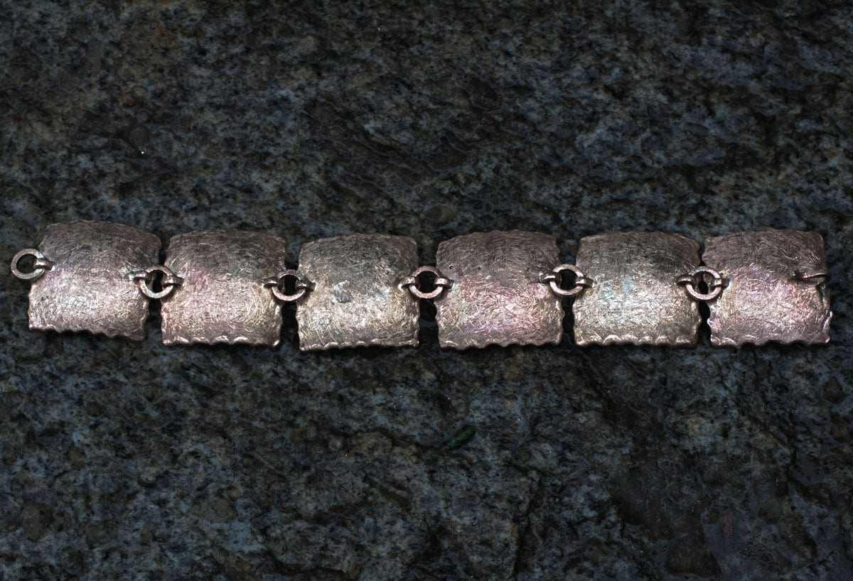 Armband Schmorquadrate