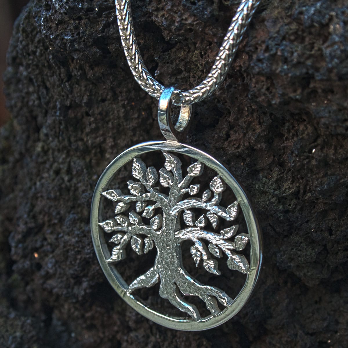 Anhänger Silber-Lebensbaum