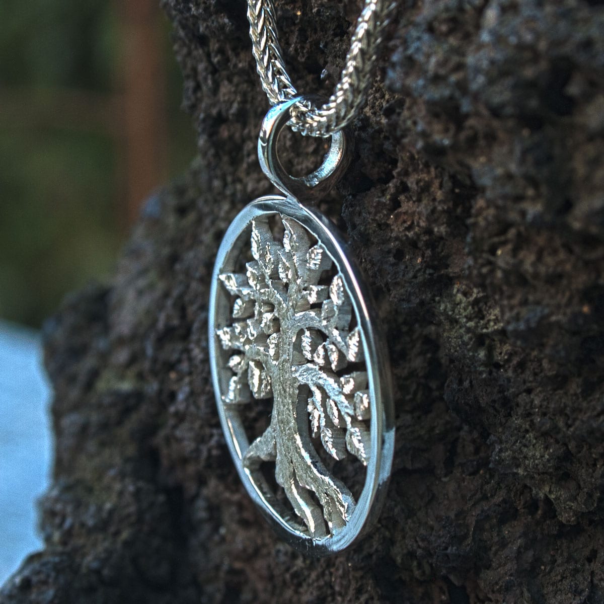 Anhänger Silber-Lebensbaum