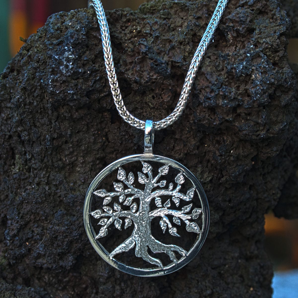 Anhänger Silber-Lebensbaum