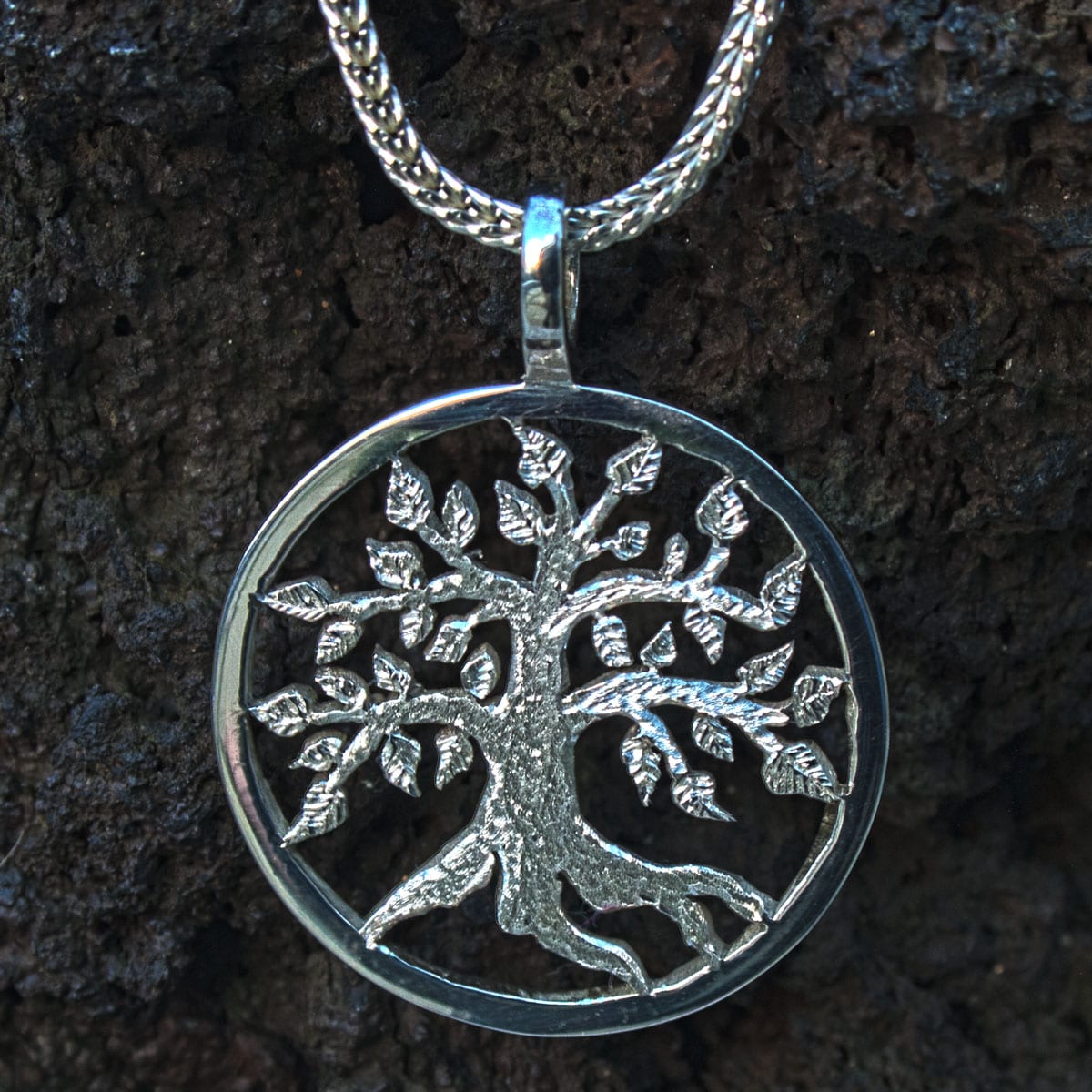 Anhänger Silber-Lebensbaum
