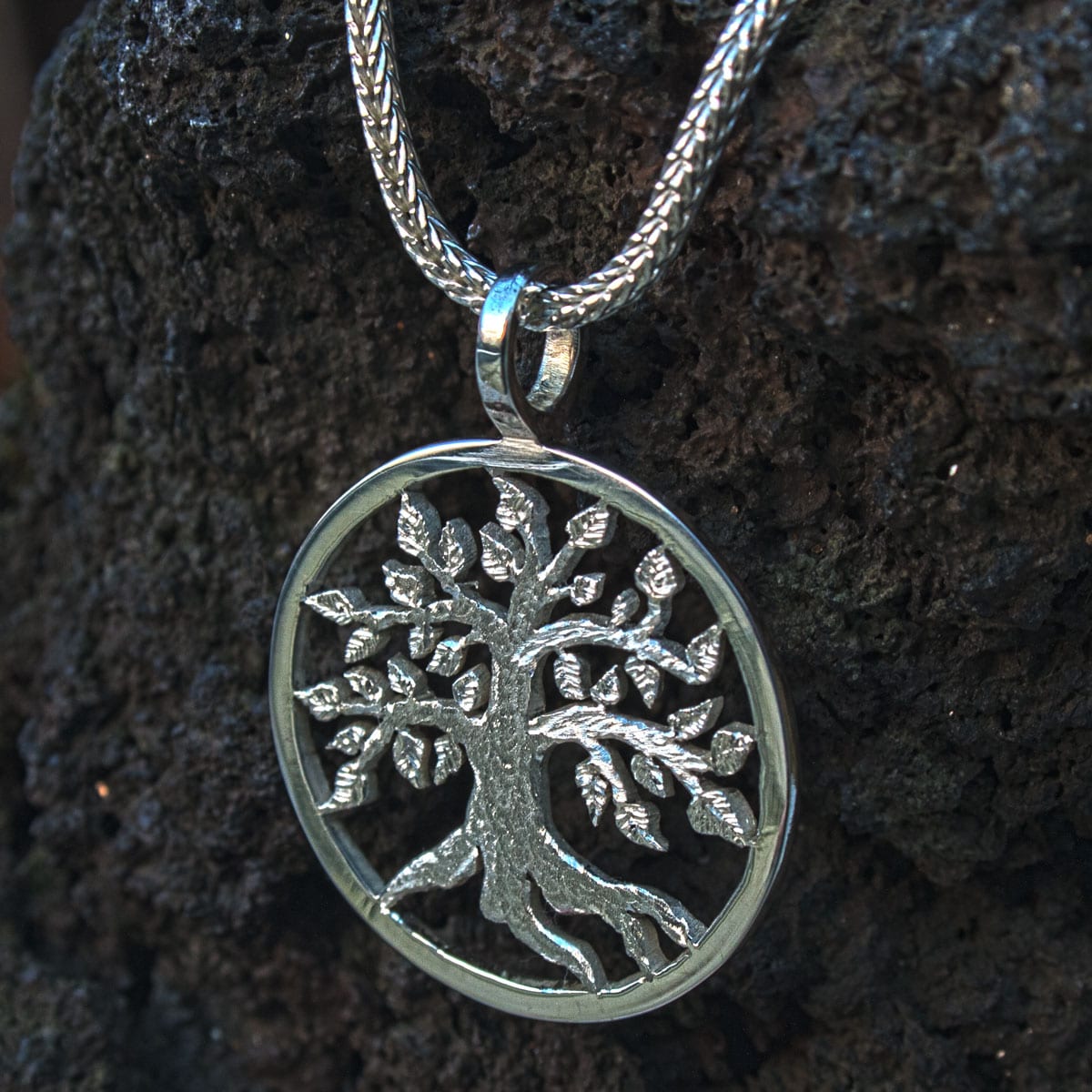 Anhänger Silber-Lebensbaum