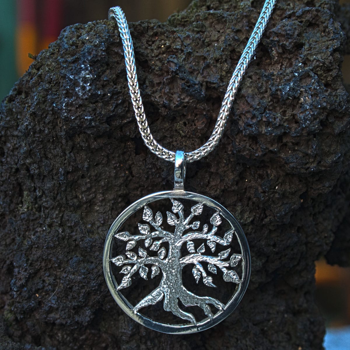 Anhänger Silber-Lebensbaum
