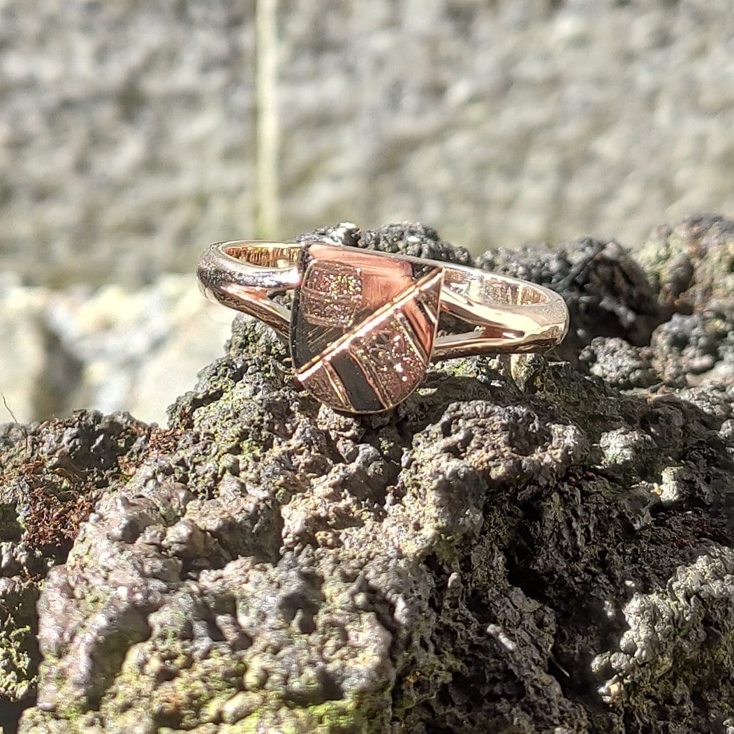 Ehrenring Gemeindewappen Salzweg Gold – Bild 12