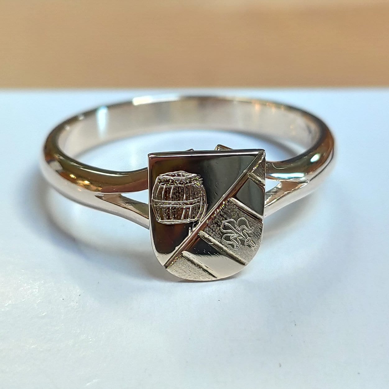 Ehrenring Gemeindewappen Salzweg Gold – Bild 13